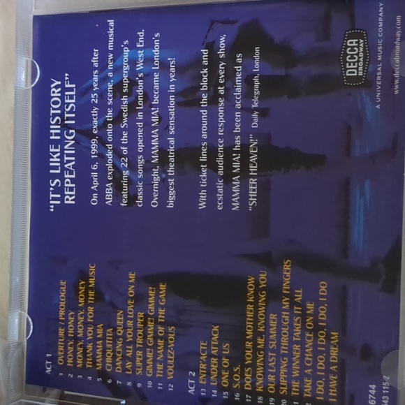 •💿Momma Mia! The Musical CD - Picture 7 of 8